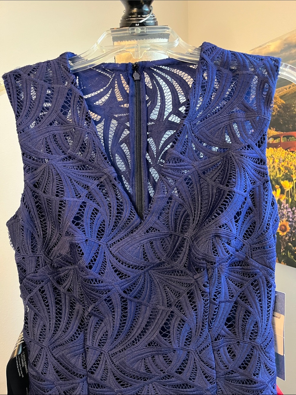 NWT Kay Unger Walk Thru Gown - Picture 2 of 14